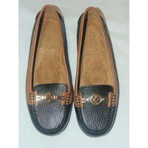 NEW AEROSOLES NUWLYWEDS STITCH N TURN LEATHER 8M